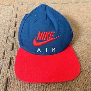 Nike Air True Toddler Snapback Hat Navy Blue Red Embroidered Logo 2653-695 A-